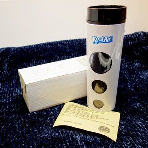 NIP! Kool-Aid White Spill Resistant Water Bottle Tumbler 14oz